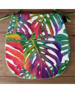Tropical Leaves classic D seat pads