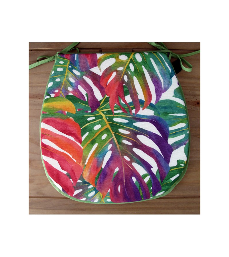 Tropical Leaves classic D seat pads