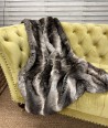 XX/Large Black and off-white Natural Cowhide Rug CR00135