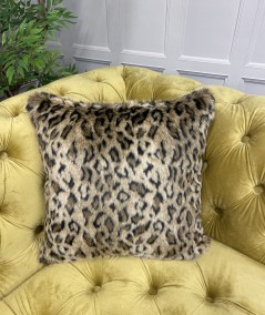 Faux Fur Cushions, Italian Wolf Faux Fur Cushion , faux-fur-throws