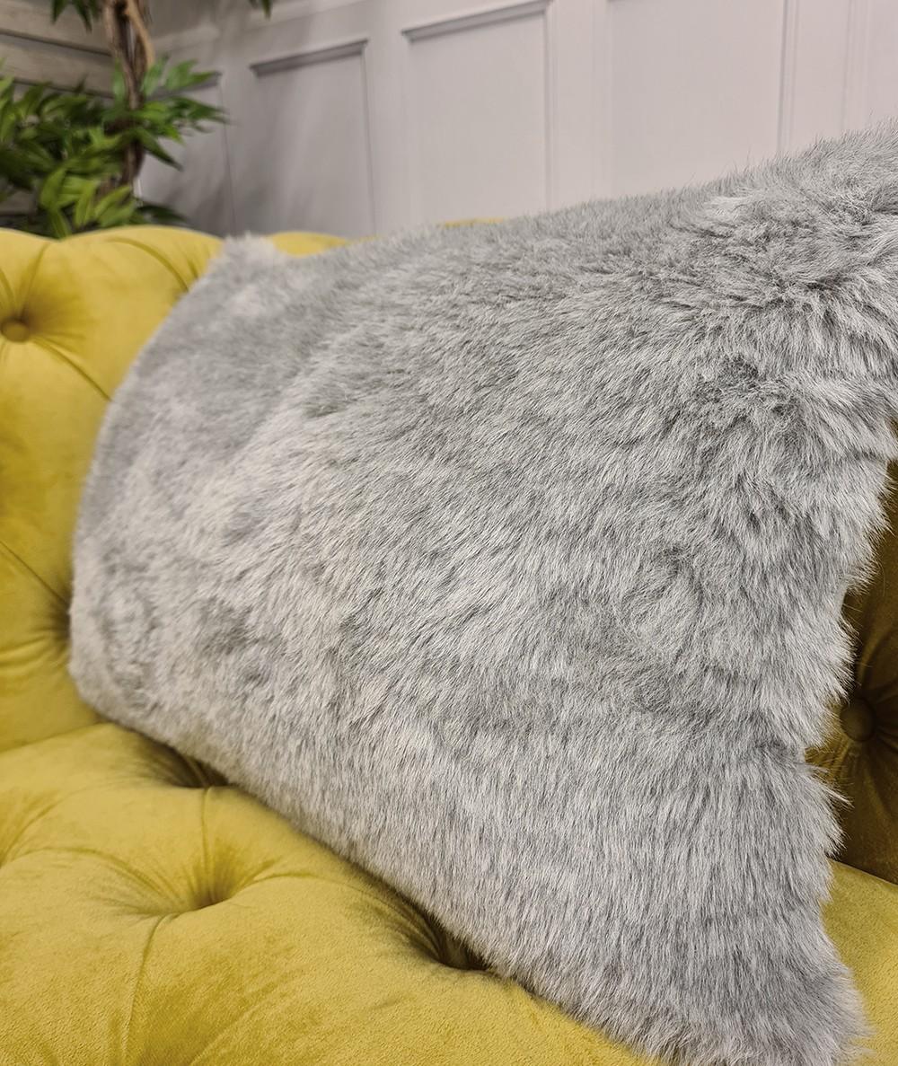 mink fur cushions