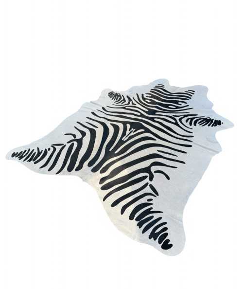 Large zebra cowhide rug Large zebra cowhide rug