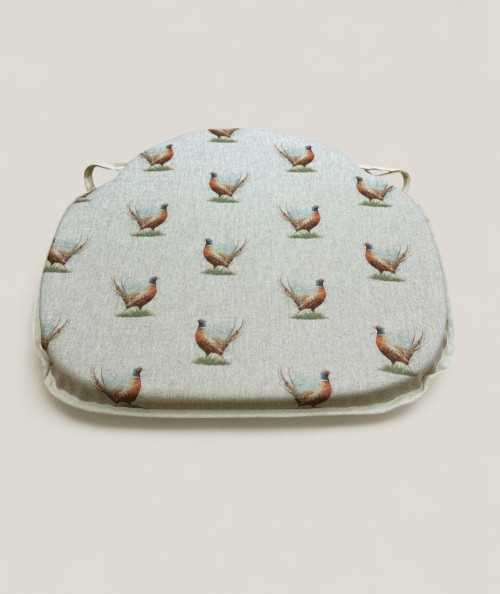 Spindle Shaped Pheasant Chair Cushions