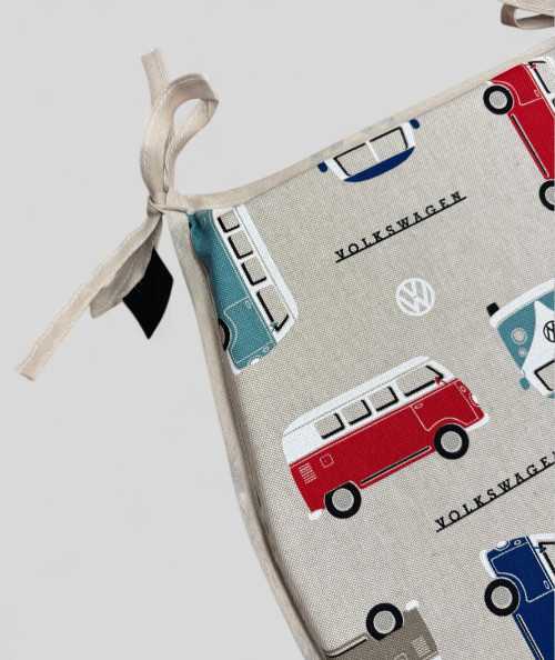 Classic Camper D Shaped Printed Chair Pads