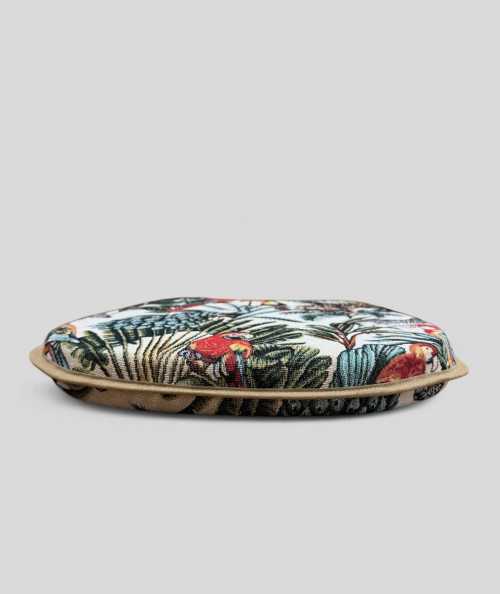 Natural Rainforest Tapestry D Shaped Chair Pads