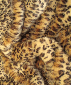 Leopard print craft fabric