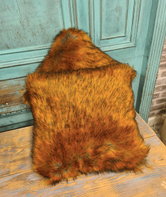 Luxury long haired faux fur cushions