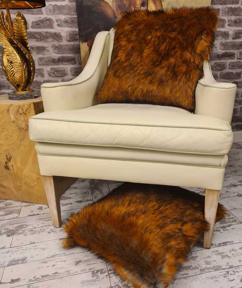 Luxury long haired fur cushions covers