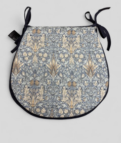 D Shaped Seat Pads Snakeshead Denim