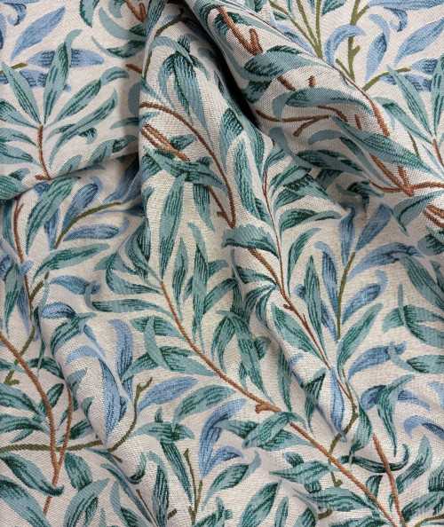 William Morris Printed Tapestry Fabric Willow Bough Seaspray