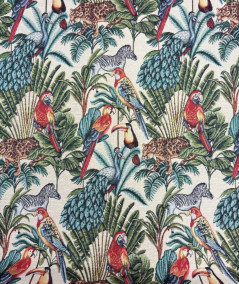 Rainforest Natural Tapestry Fabric