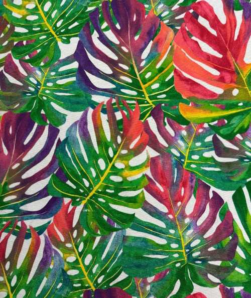Tropical Leaves Fabric