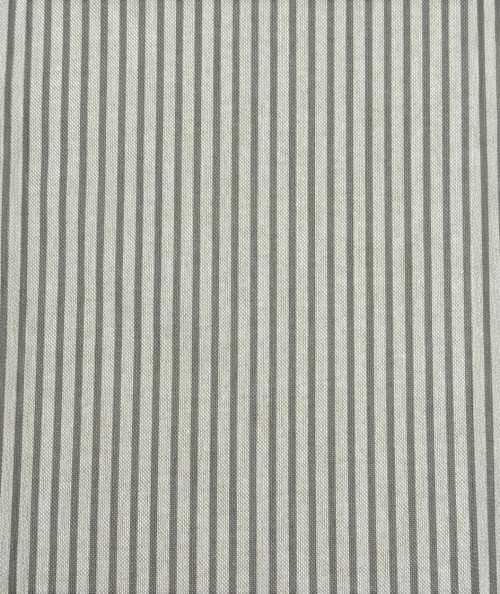 Grey striped fabric