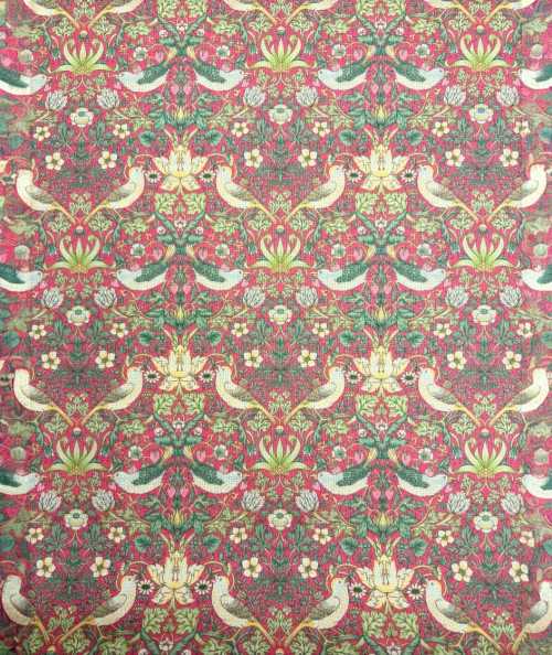 Strawberry Thief Crimson Fabric