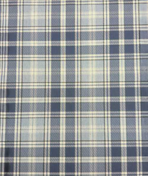 Highland Check Denim Fabric