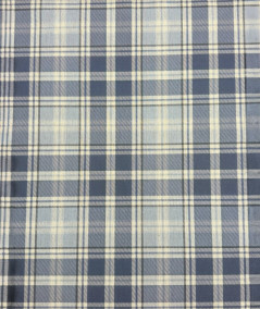 Highland Check Denim Fabric