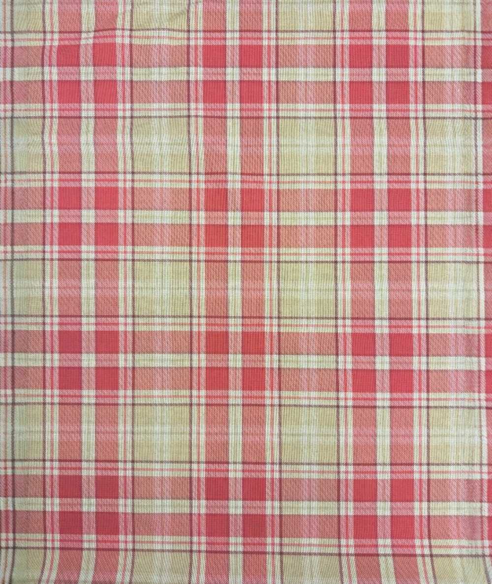 Highland Check Red Fabric