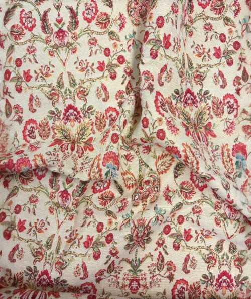 Heavy duty multicoloured floral tapestry fabric