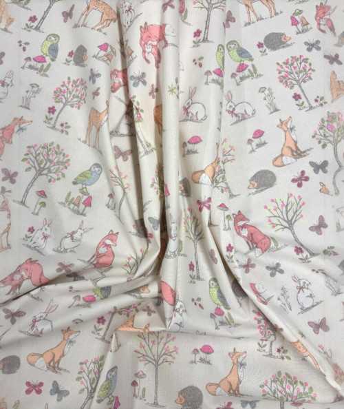 Multicoloured animal print fabric