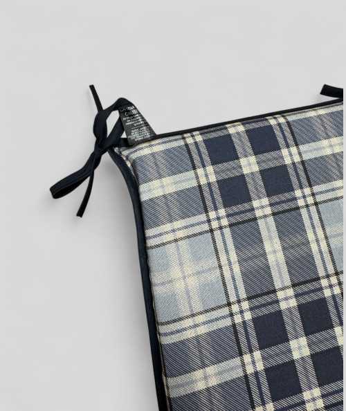 Highland Checked Denim Tapered Seat Pads