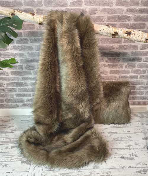 Fossa Faux Fur Throw