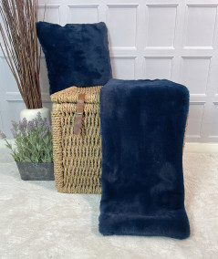 Richmond Ink Faux Fur Bed Runner