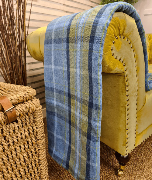 Tartan throw