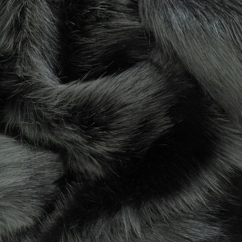 Coperta in finta pelliccia di orso nero | Grande copriletto e coperte in finta pelliccia nera