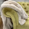 Beige Kunstfell-Decke | Kunstpelz-Decke | Richmond Mandel-Fell-Decke