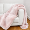 Roze Imitatiebont Plaid | Roze Nepbont Plaid | Richmond Roze Sprei