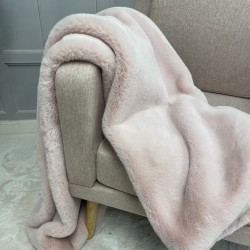 Coperta in Finta Pelliccia Rosa | Coperta in Pelliccia Sintetica Rosa | Copriletto Rosa Richmond