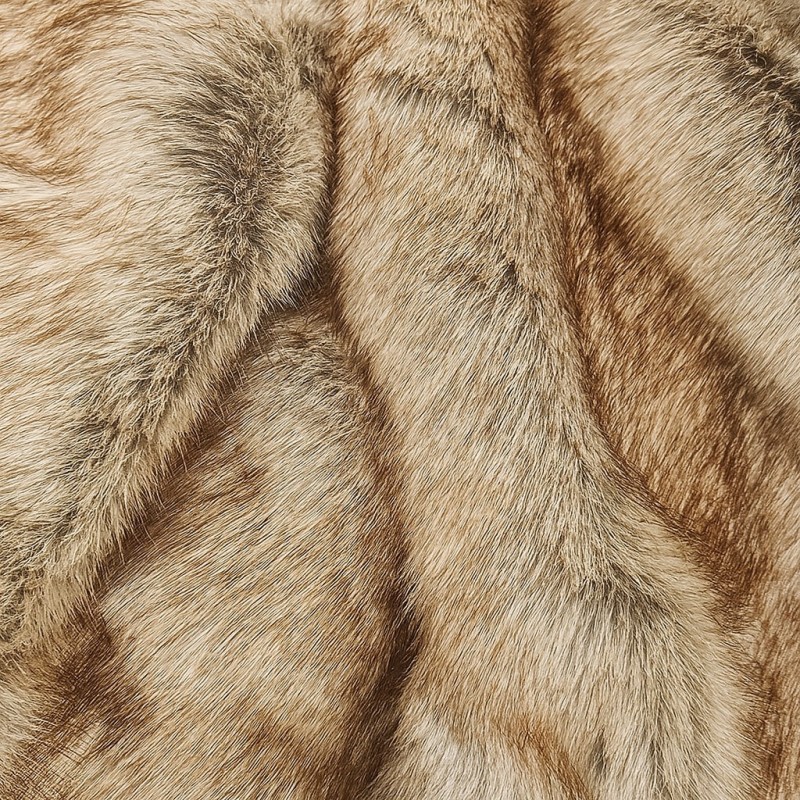 Faux Fur Deken | Nepbont Plaid | Grote Nepbont Plaid | Bosmarmot
