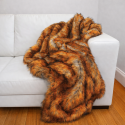 Coperta in Finta Pelliccia | Coperta in Pelliccia a Pelo Lungo | Lussuose Coperte in Finta Pelliccia