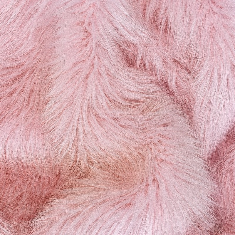 Pink Faux Fur Decke | Pinke Fell Decke | Pinke Kunstfell Decke