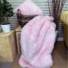 Pink Faux Fur Decke | Pinke Fell Decke | Pinke Kunstfell Decke