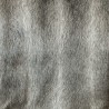 Gestreepte Faux Fur Plaids | Grijze Bont Spreien | Gestreepte Dekens