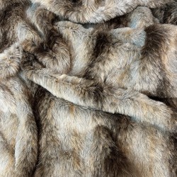 Striped Faux Fur Cushions | Wolf Fake Fur Cushions | Fur Sofa Cushions