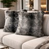 Faux Fur Sierkussens | Bont Bankkussens | Gestreepte Bontkussens