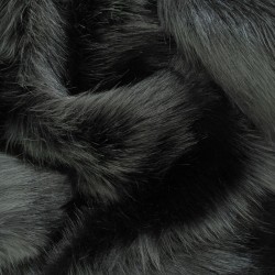 Cuscini in Finta Pelliccia Nera | Cuscini per Divano Neri | Cuscini in Pelliccia Nera
