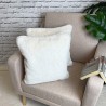 Faux Fur Crème Kussens | Luxe Crème Bont Kussens | Premium Kussens