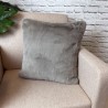 Faux Fur Kussens Richmond Taupe | Taupe Bont Kussens | Lichtgrijze Kussens