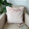 Roze Faux Fur Kussens | Roze Bont Kussens | Roze Bont Sierkussen