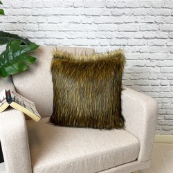 Red Fox Faux Fur Cushion | Fox Fur Cushions and Pillows | Pillow Cover