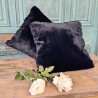 Coussins en fourrure marine Richmond | Coussins en fausse fourrure marine | Coussin bleu