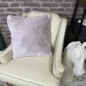 Beige Frost Bont Kussens | Luxe Imitatiebont Kussens en Kussens