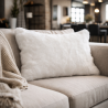 Richmond Cream Rectangular Fur Cushions | Rectangular Faux Fur Cushions |