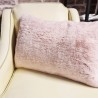 Richmond Pink Rectangular Fur Cushion | Rectangular Faux Fur Cushions |