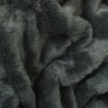 Cuscino Rettangolare in Pelliccia di Tasso | Cuscini Rettangolari in Finta Pelliccia Grigia