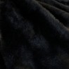 Black Panther Rectangular Fur Cushions | Rectangular Black Fur Pillows