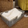Coperta per animali in pelliccia crema di Richmond | Coperte per cani in finta pelliccia crema |